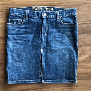 Abercrombie & Fitch EZRA Denim Skirt